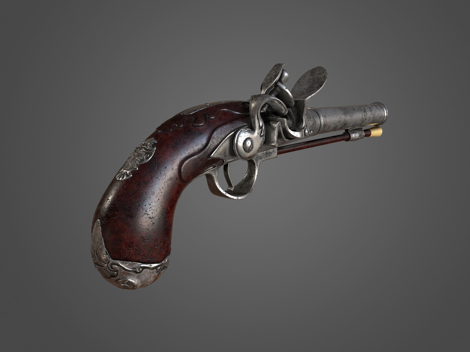 ArtStation - Queen Anne Pistol (Real-time Project in Marmoset Toolbag)