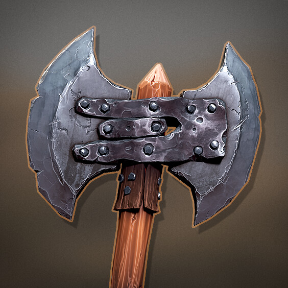 ArtStation - Stylized Battleaxe