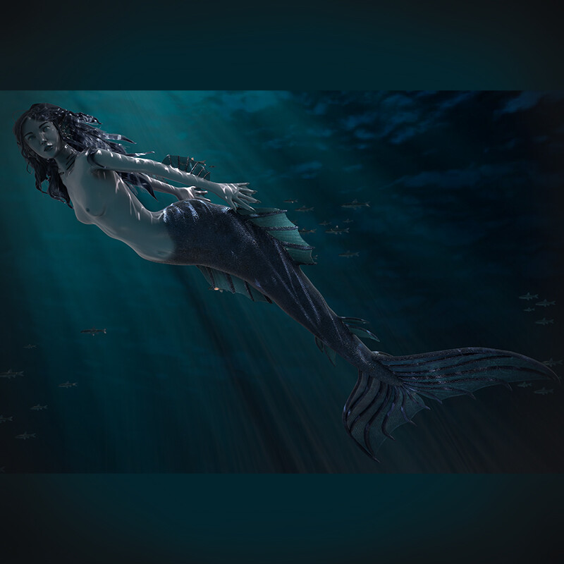 ArtStation - Mermaid - Character Design