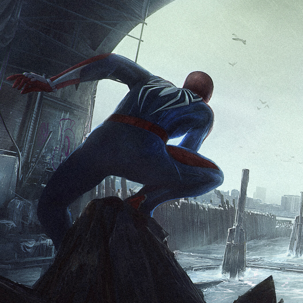 ArtStation - Spider-Man PS5 cover