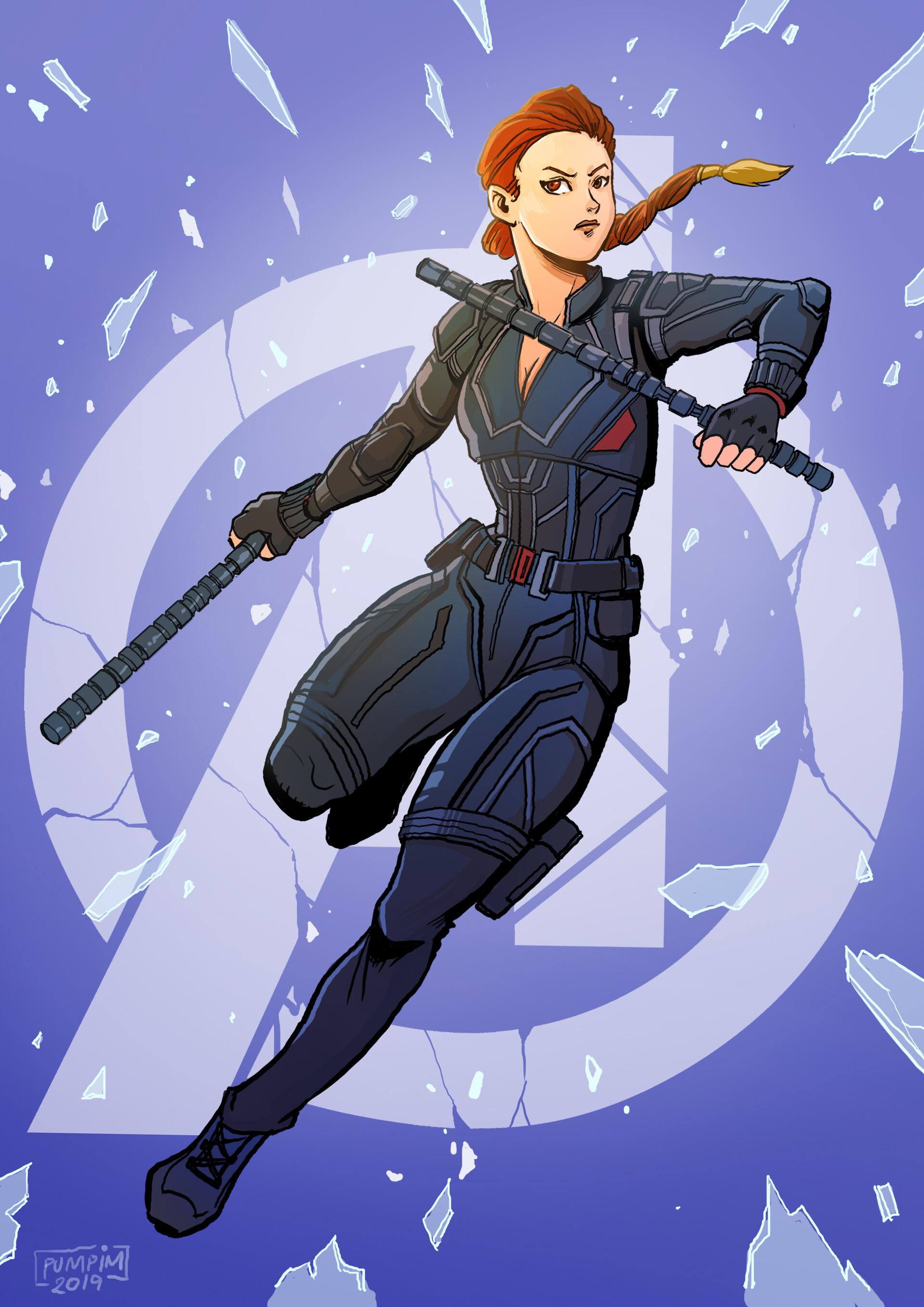 ArtStation - Black Widow: Endgame fanart