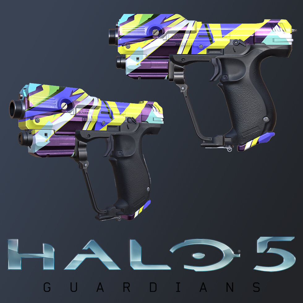 Scratched Magnum Skin: Halo 5: Guardians