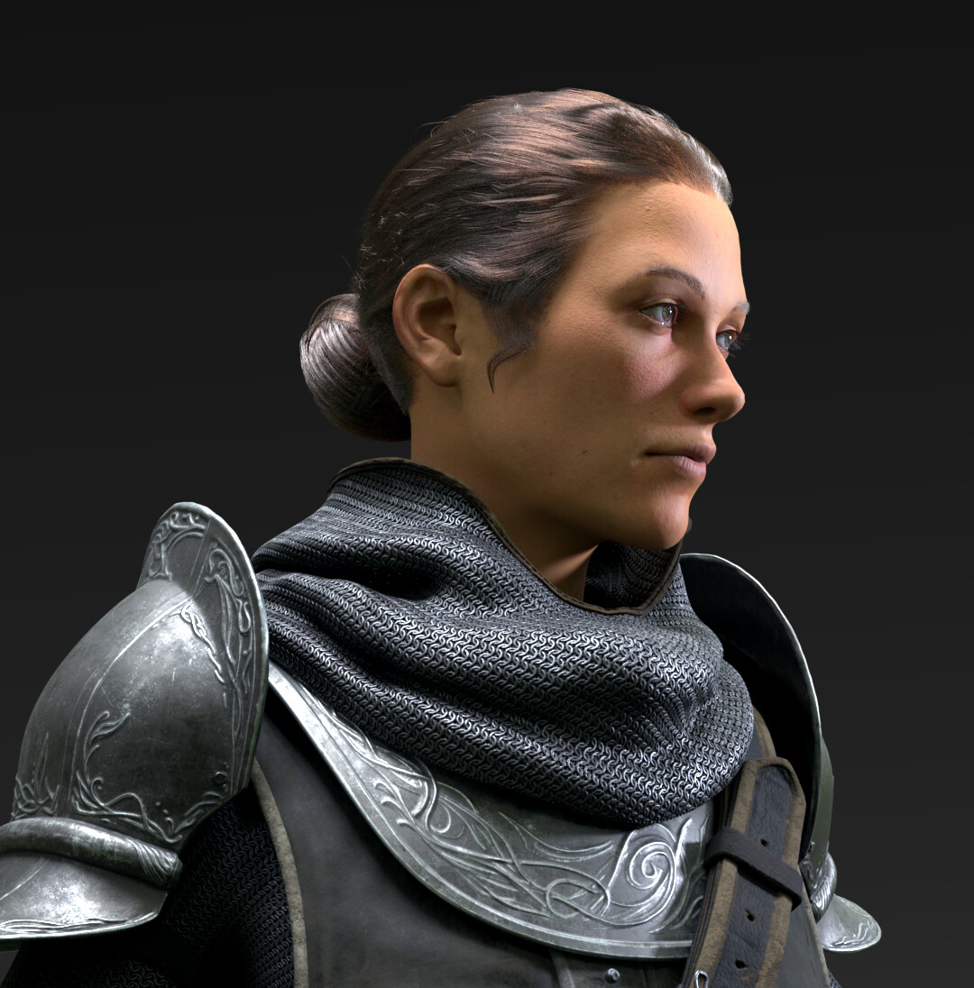 ArtStation - Female knight