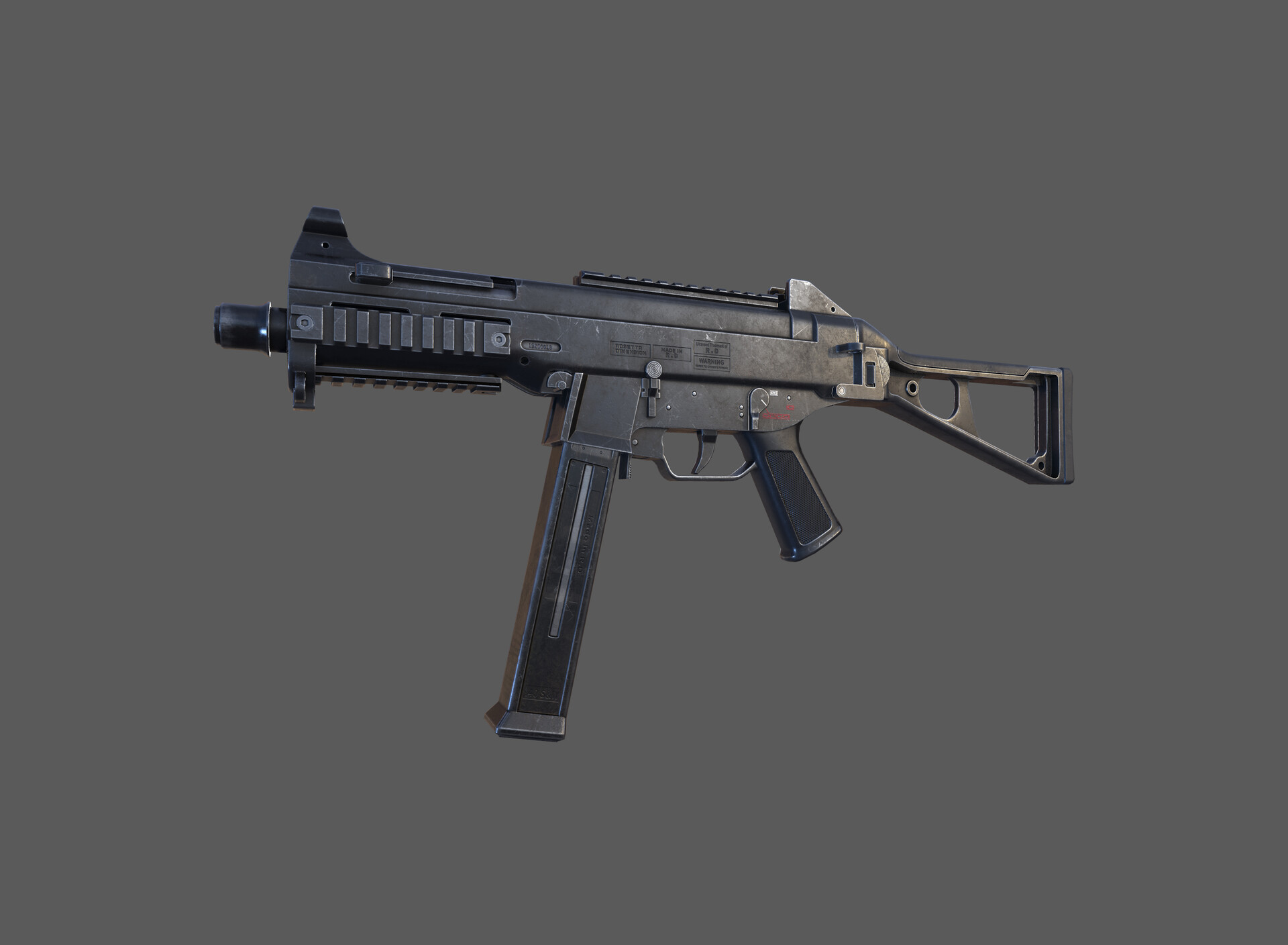 ArtStation - Submachine gun