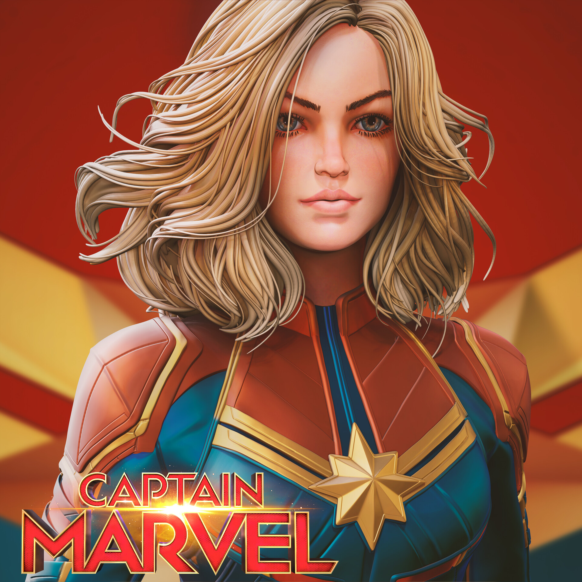 ArtStation - Captain Marvel