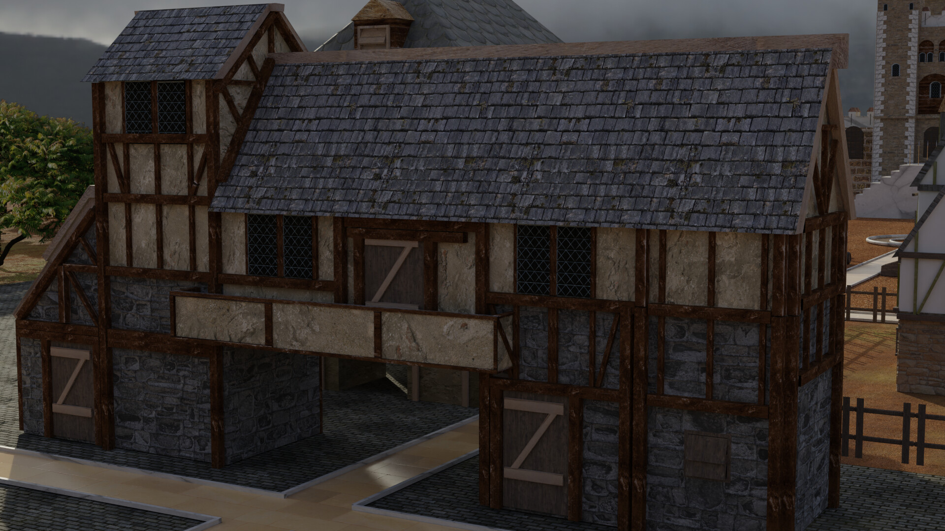 ArtStation - medieval inn