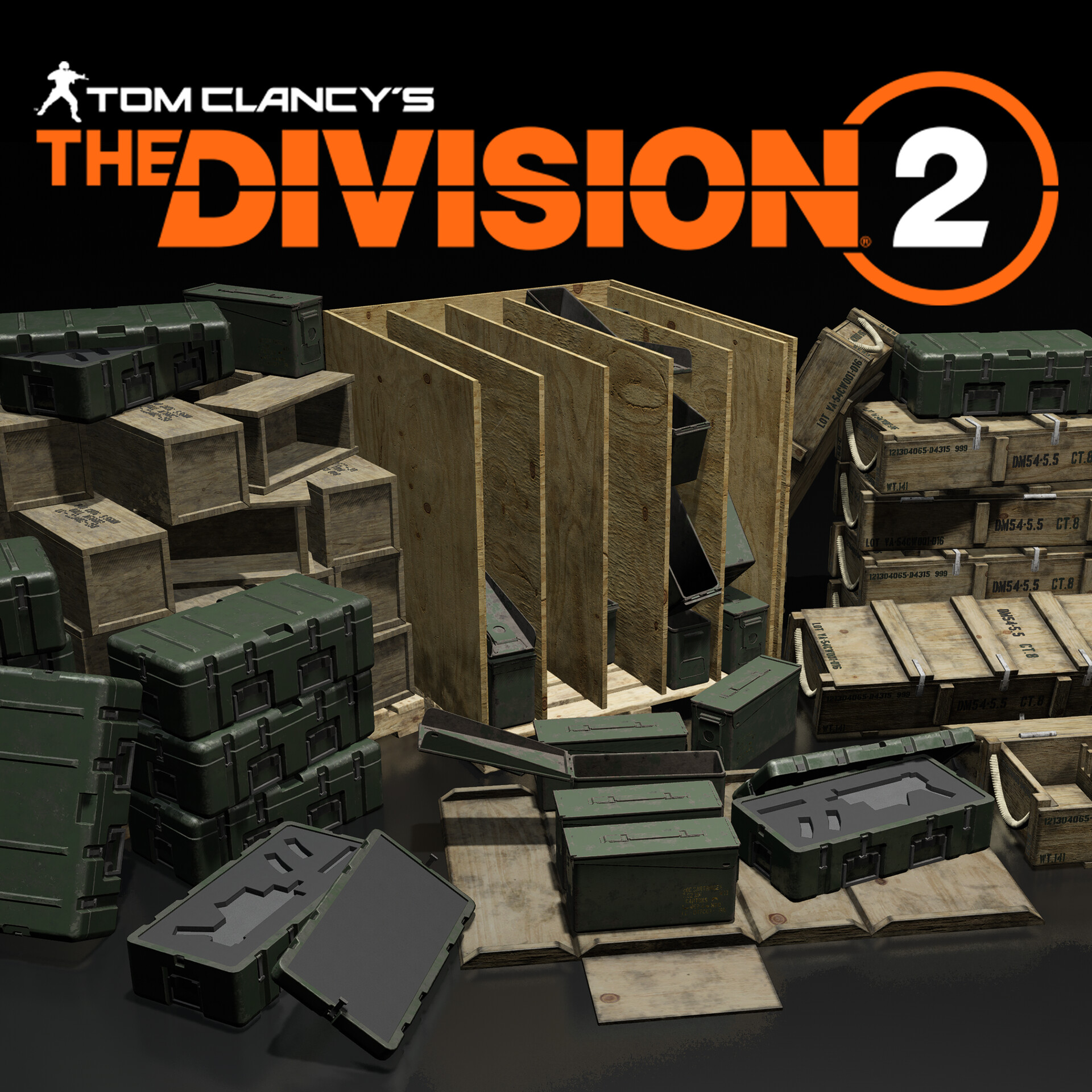 ArtStation Tom Clancy's The Division 2 Weapon and Ammo Crates