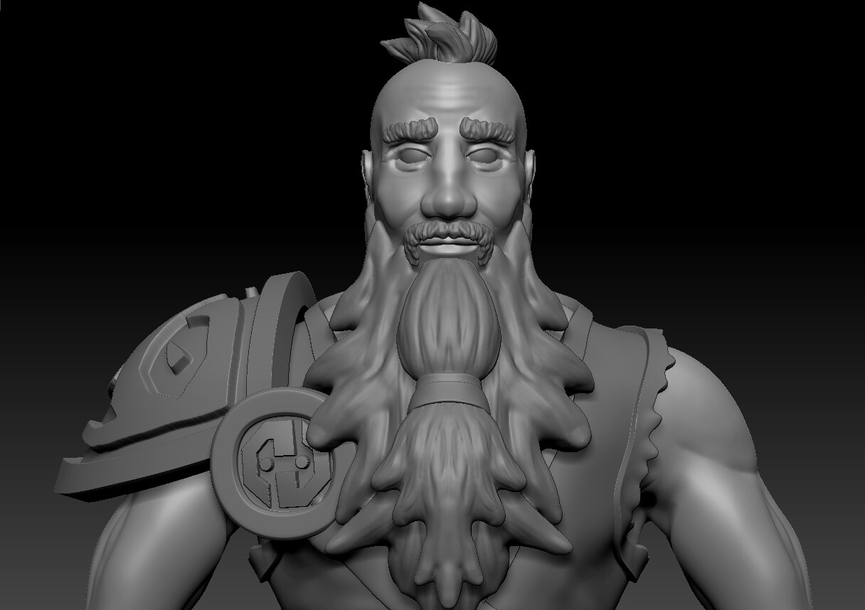 ArtStation - Warrior Sculpt WIP