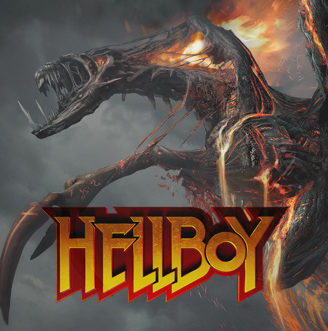 ArtStation - HELLBOY - Hell dragon concept