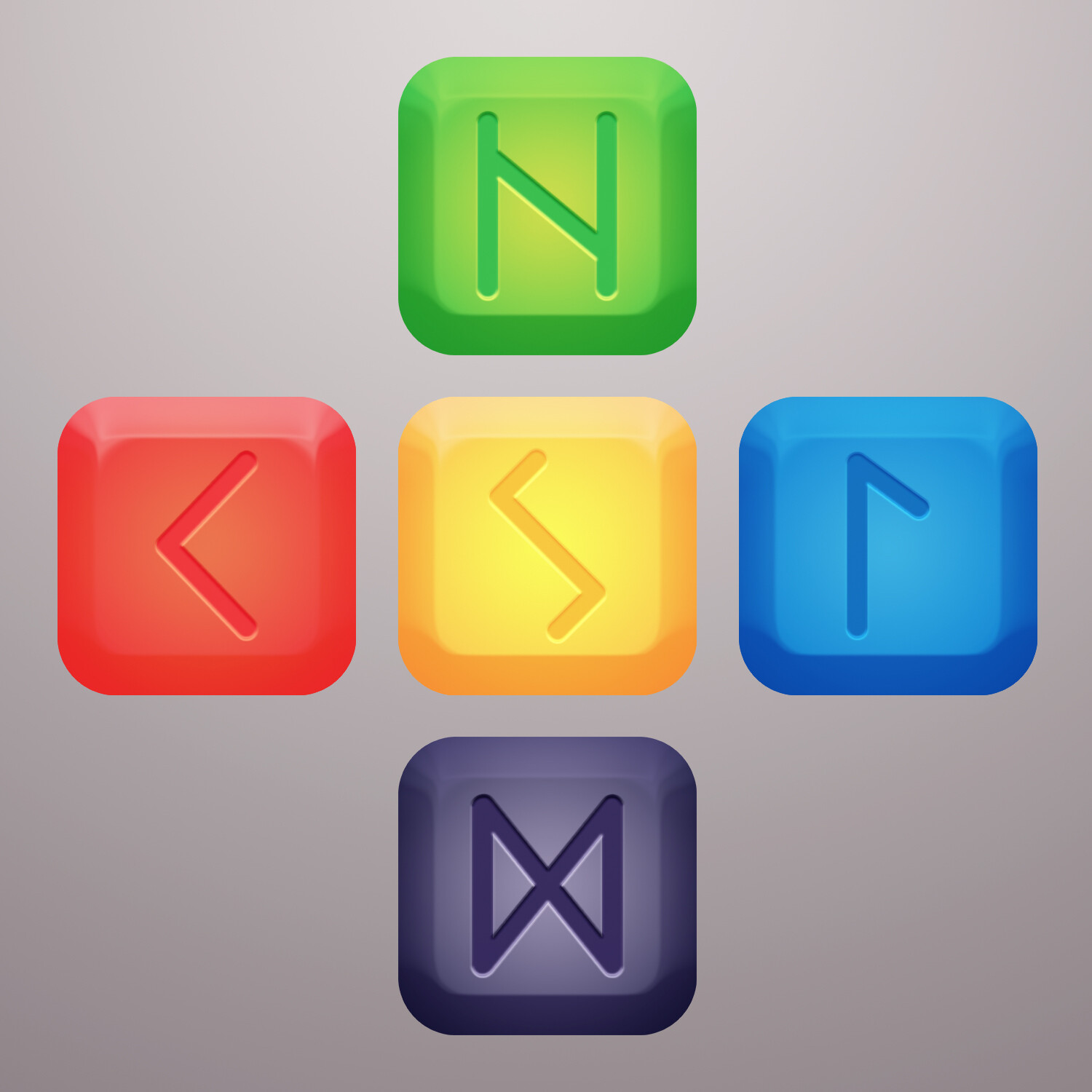 ArtStation - 2D Game Runes Concepts