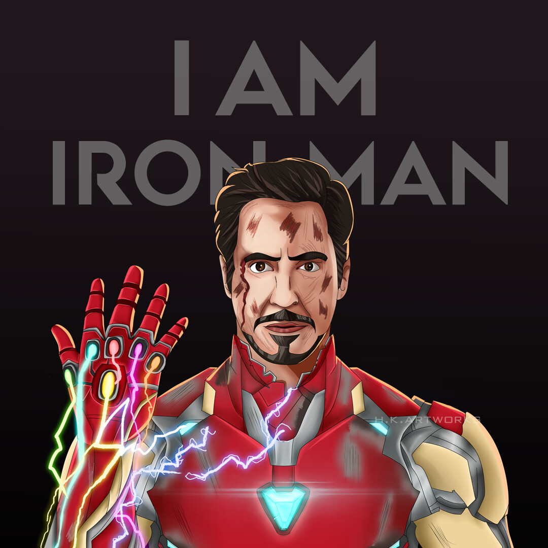 Hk Artworks I Am Iron Man