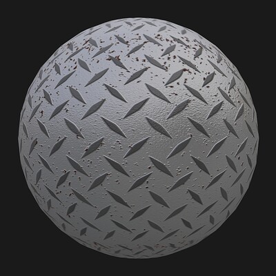 Rusted metal pbr texture