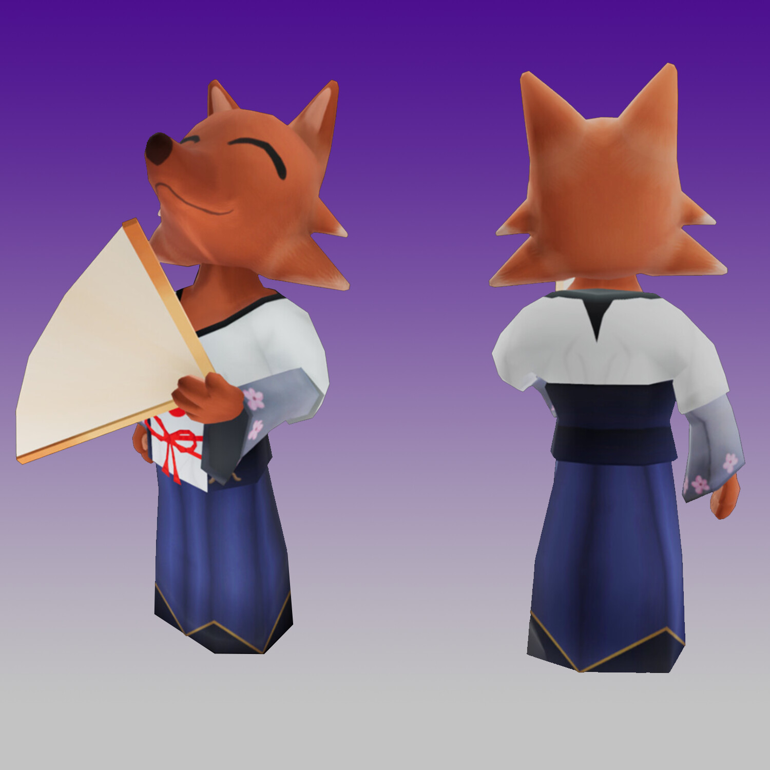 ArtStation - Japanese Fox Character