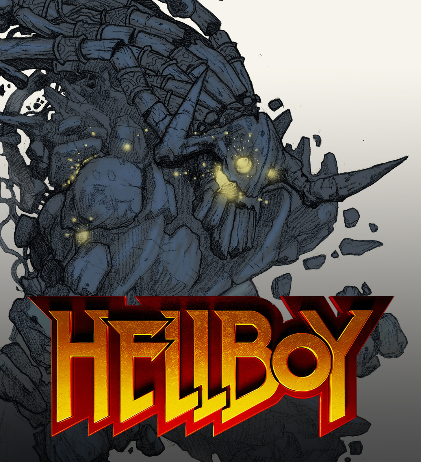 HELLBOY : RISE OF THE BLOOD QUEEN / Stone Sentry & Gruagach 