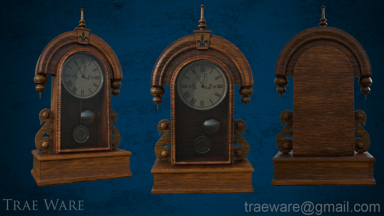 ArtStation - Antique Clock