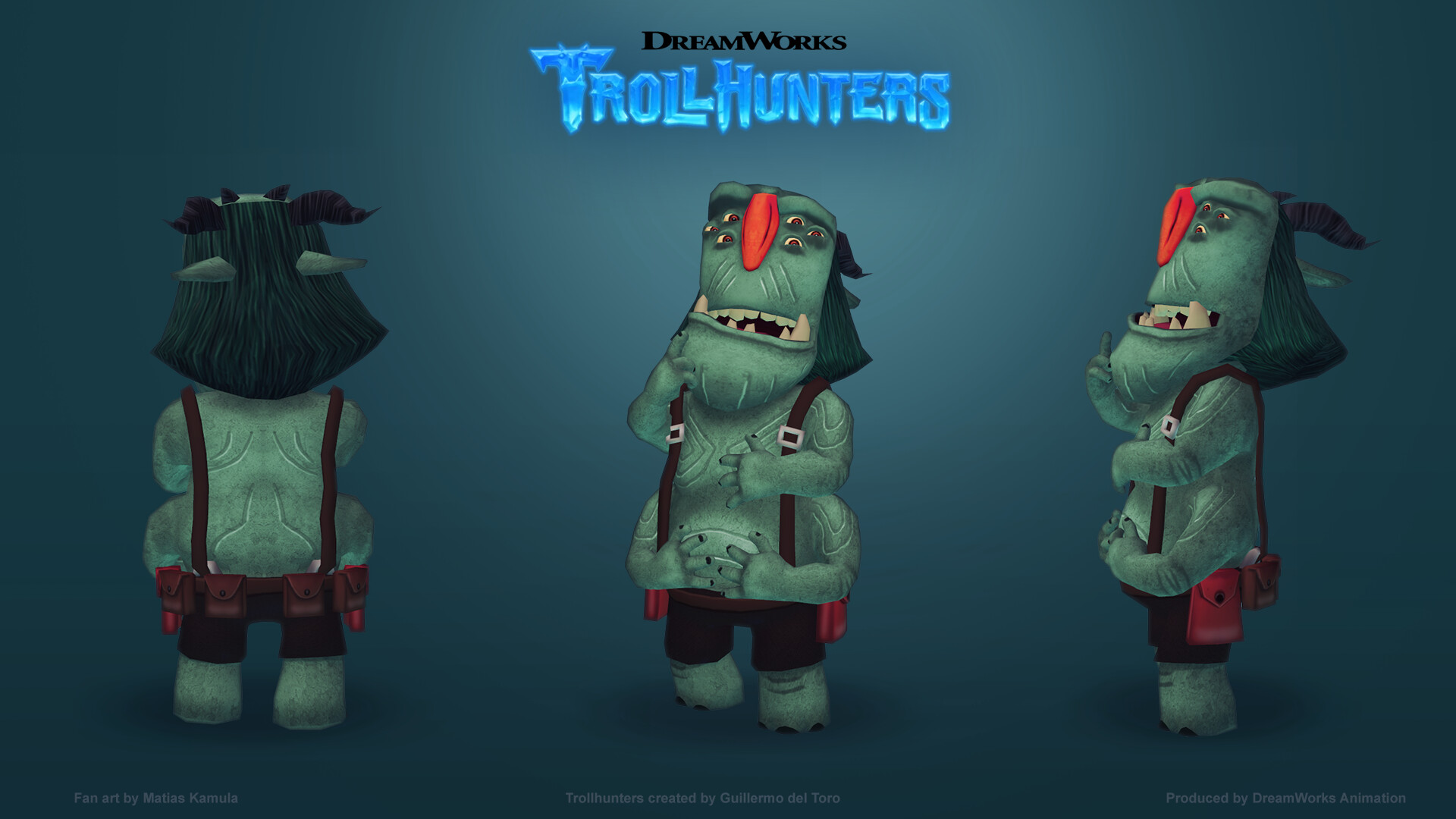 Trollhunters "Blinky" Fan Art, Matias Kamula.