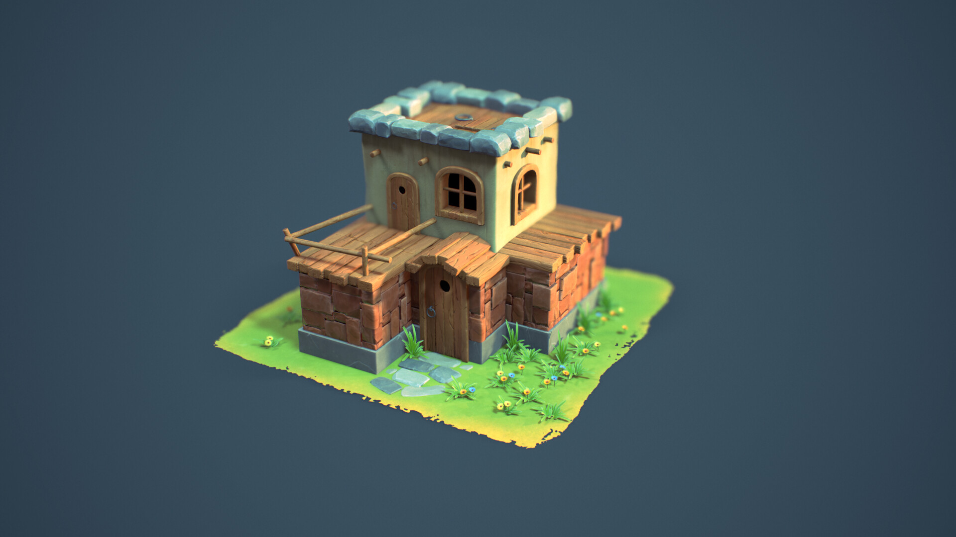 ArtStation - Stylized House