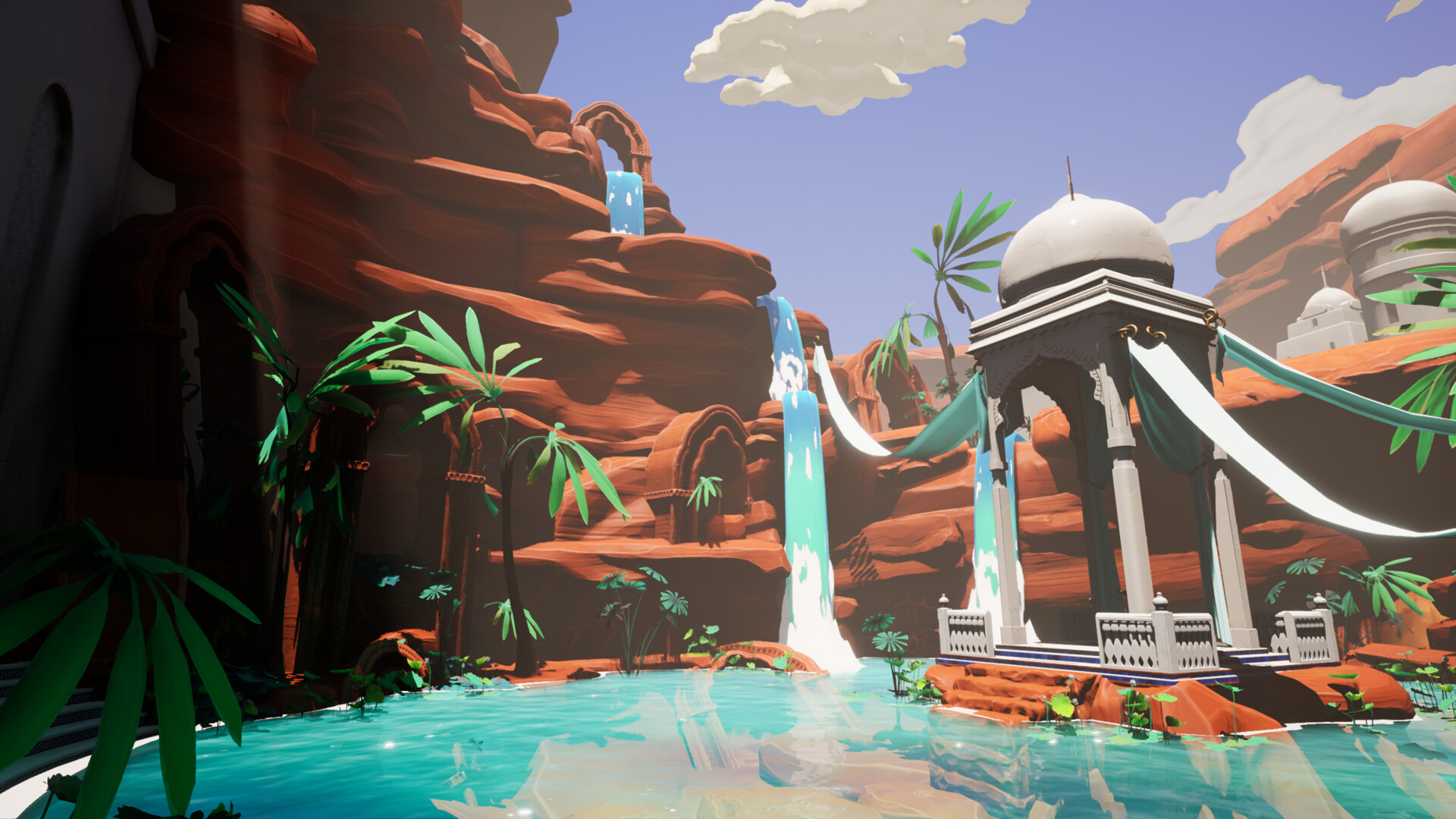 ArtStation - Desert Palace - Stylised Environment