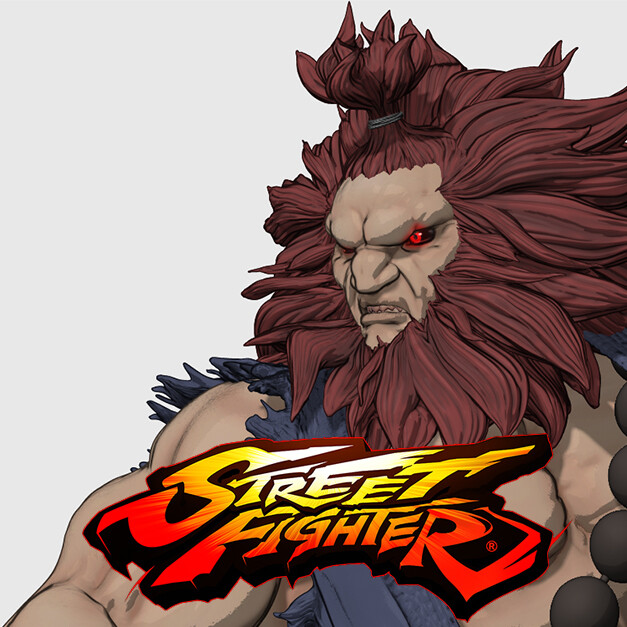 ArtStation - Street Fighter 5 Akuma