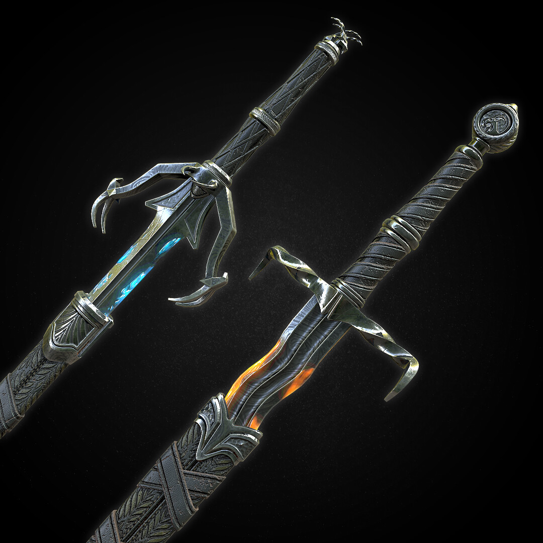 The witcher 3 e3 swords фото 82