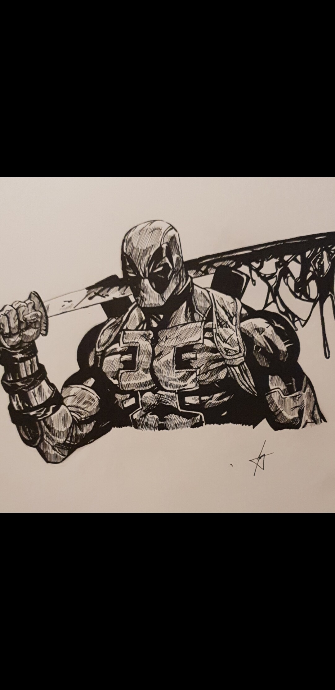 ArtStation - Deadpool + speed drawing vid