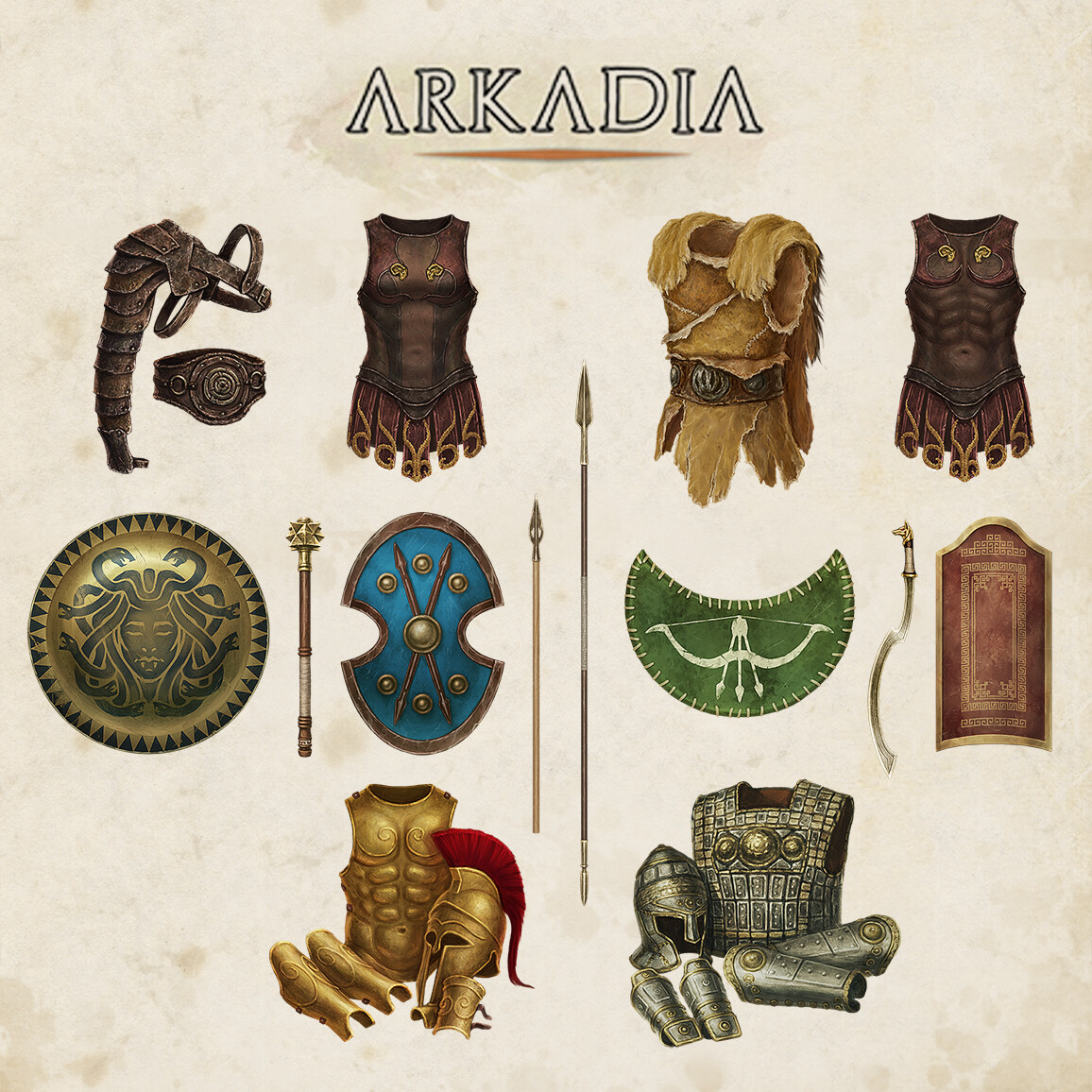 [ARKADIA] - Armors, Shields &amp; Weapons