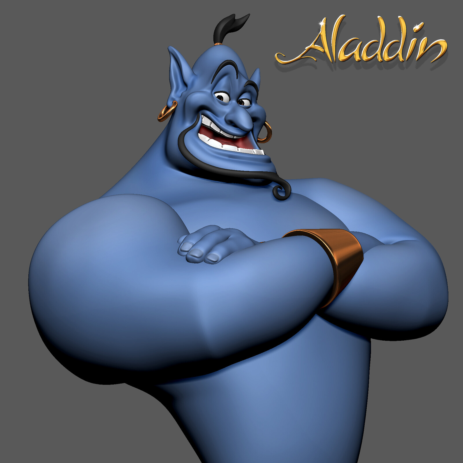Quick Genie Fan Art (Aladdin 1992)
