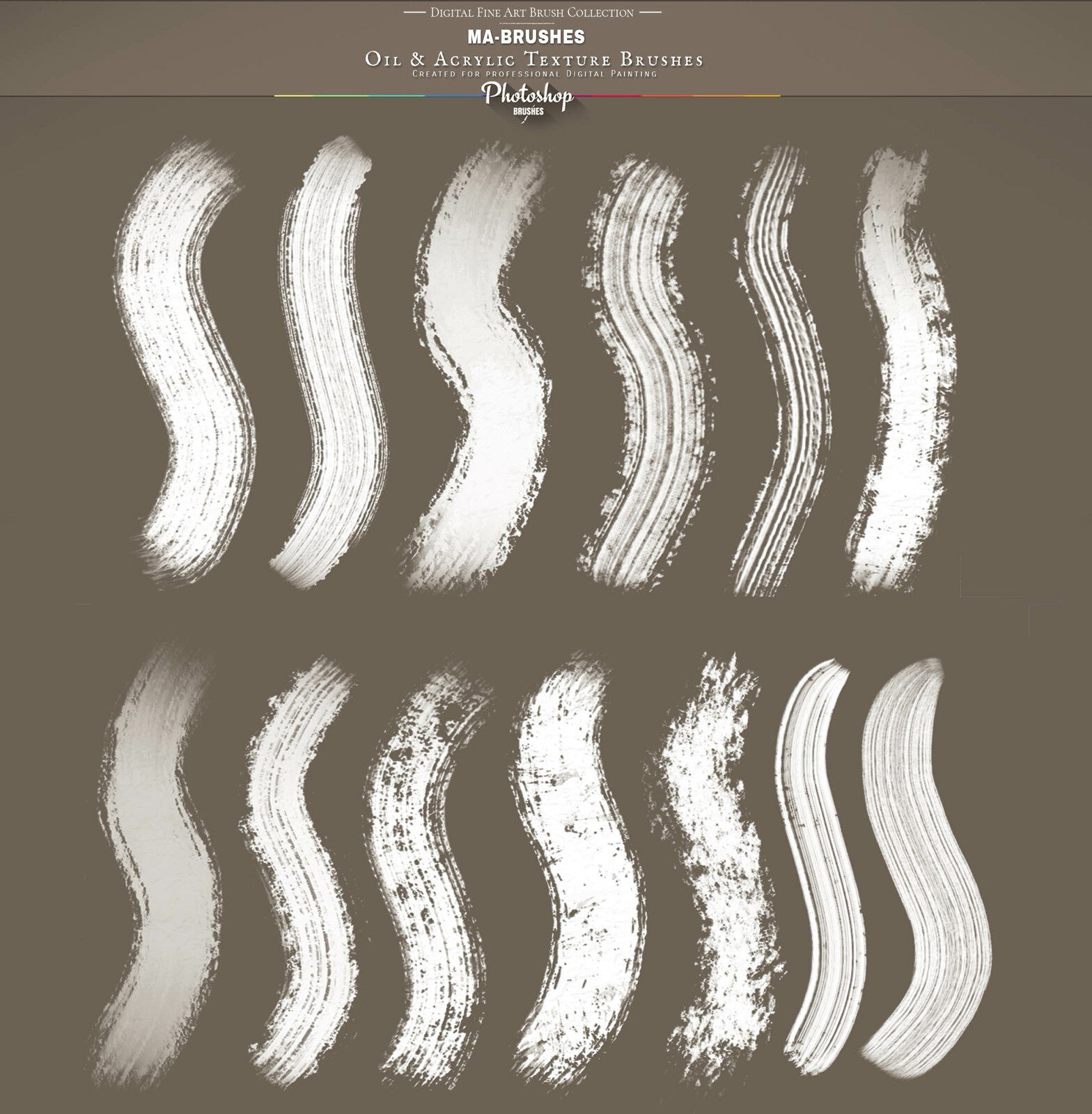 Photoshop MA-BRUSHES - Artistic, digital Brushes for every digital Artist!