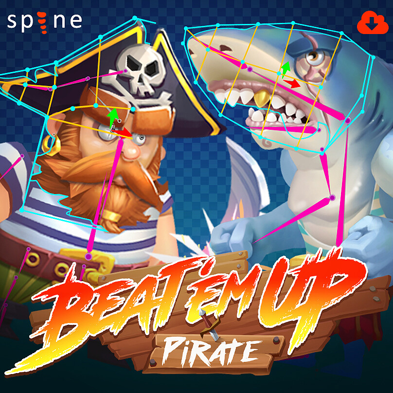 RetroStyle Games - Pirate Beat'em Up - Spine 2D Animation Unity Assets