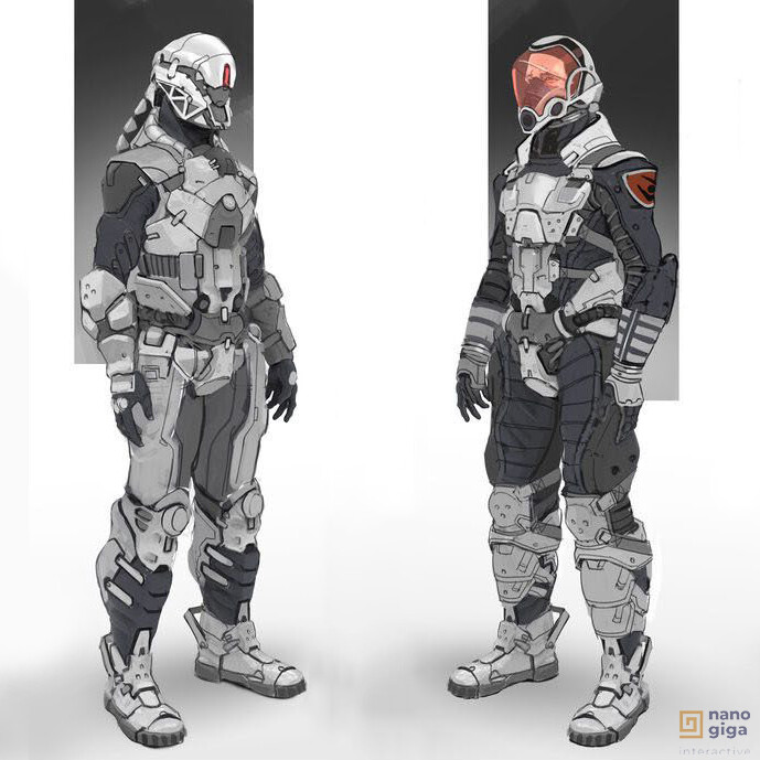 ArtStation - Concept art - suit variation