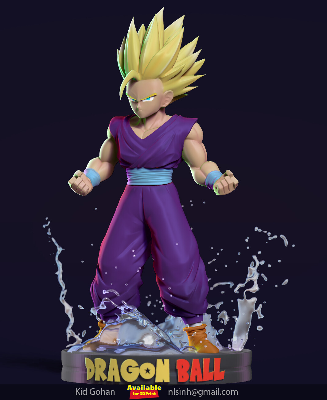 ArtStation - SON GOHAN - Dragon Ball Super [Super Hero]