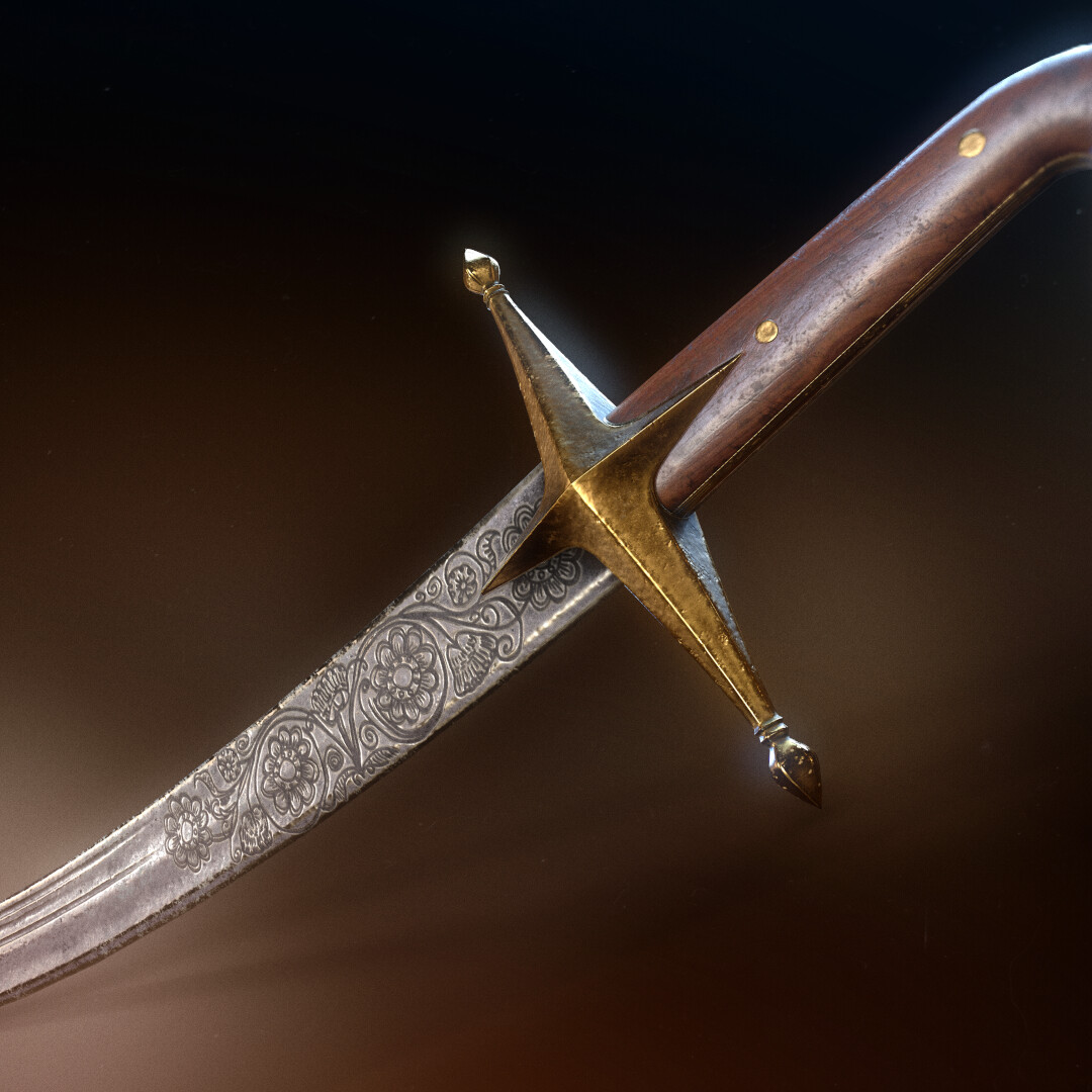 ArtStation - Ottoman Sword (Shamshir)