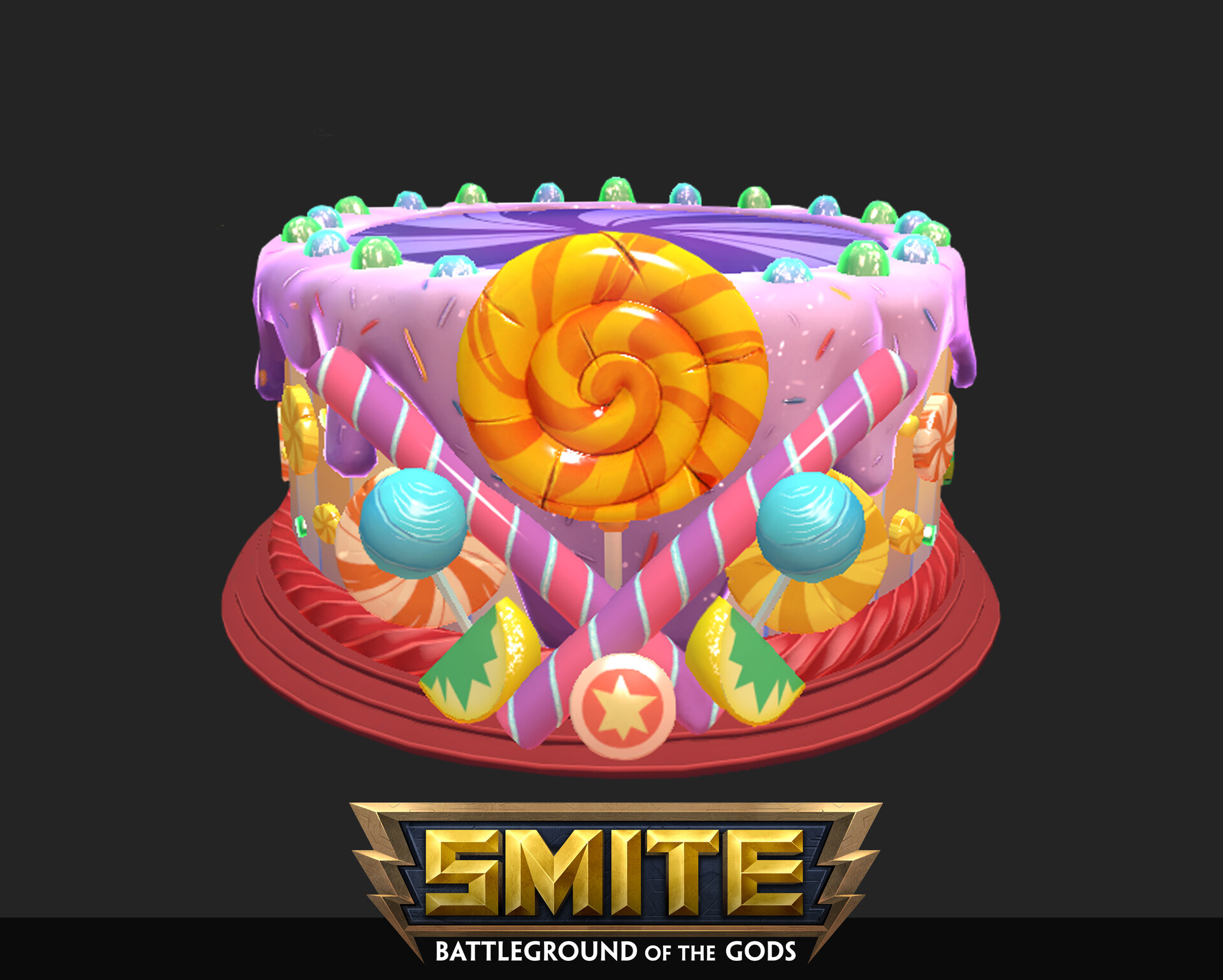 ArtStation SMITE Candy Pedestal