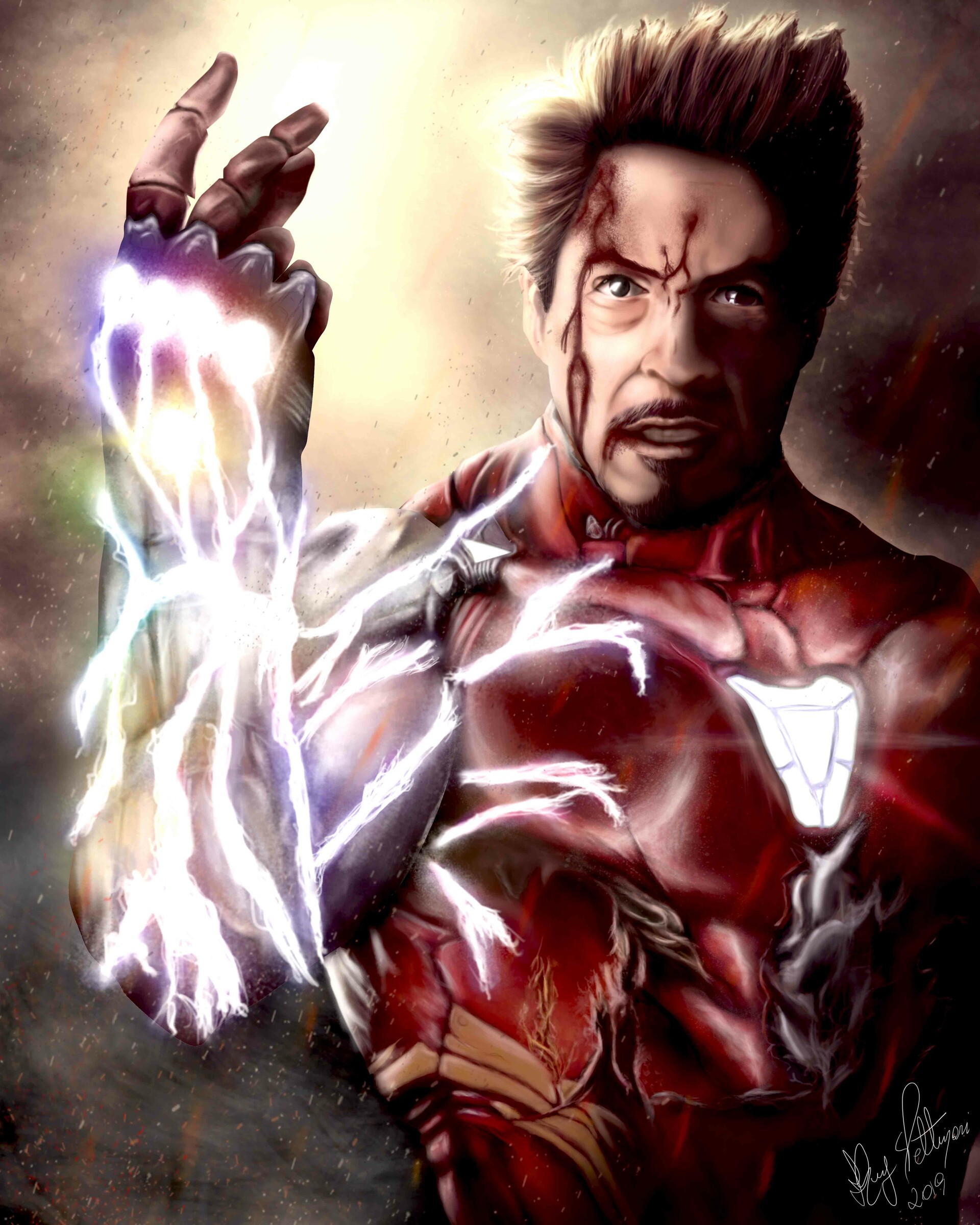 Jhonny Pettinari de Oliveira Simplicio - Homenagem Homem de Ferro -  Ilustração Digital, image size:1920x2400