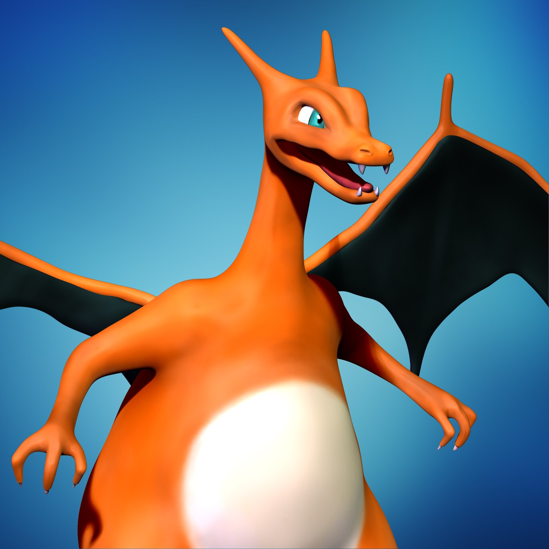 ArtStation - Charizard, Abhilash Katta