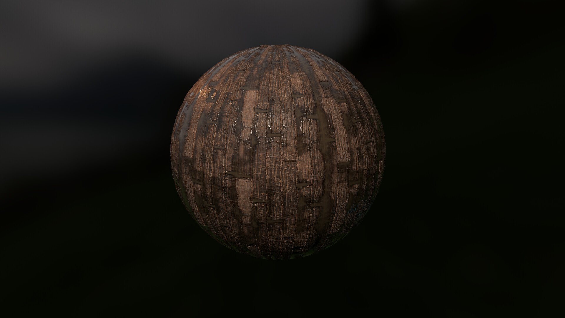 ArtStation - Dusty Wet Wood Planks - Substance Designer