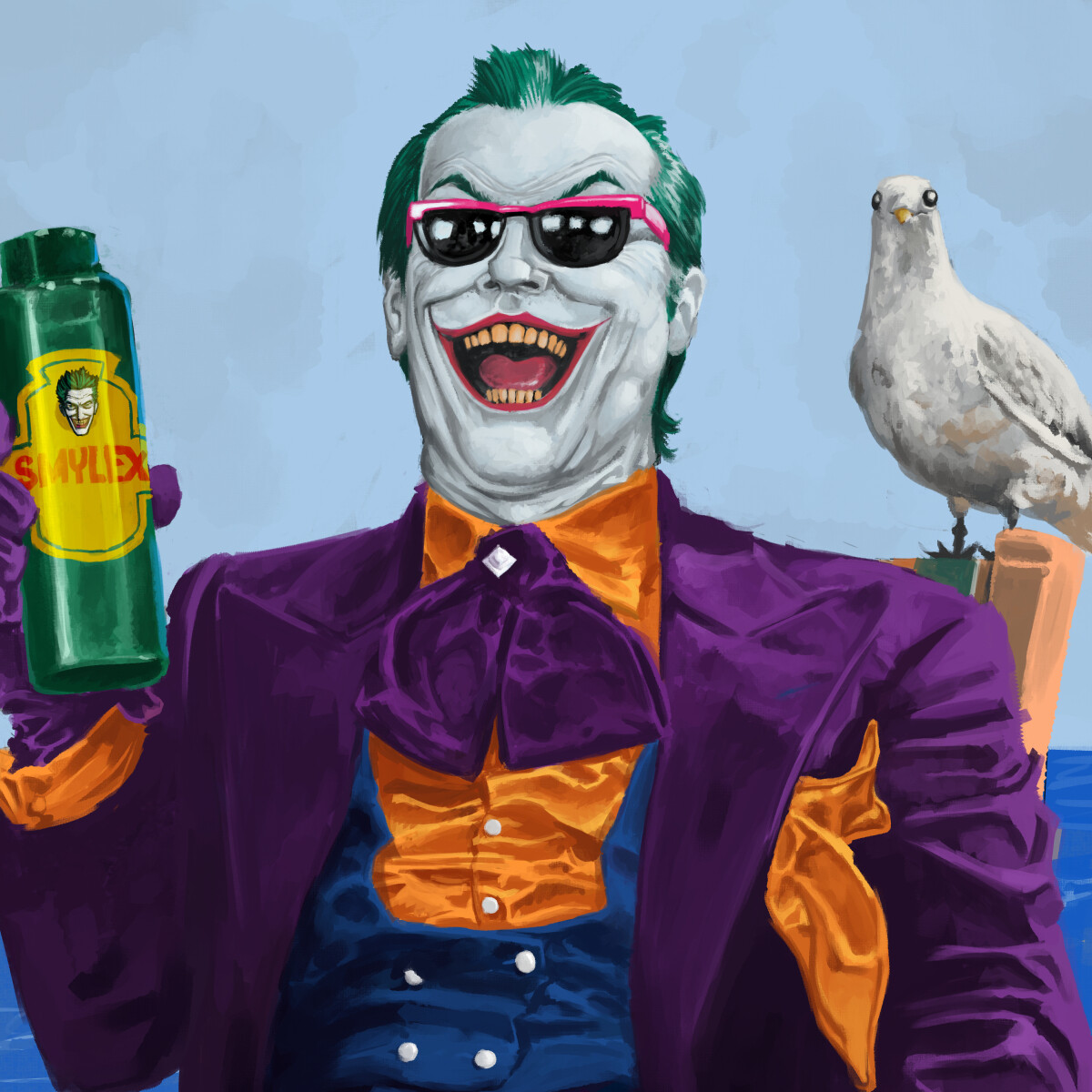 Jack Nicholson's Joker is about the best one out there. 