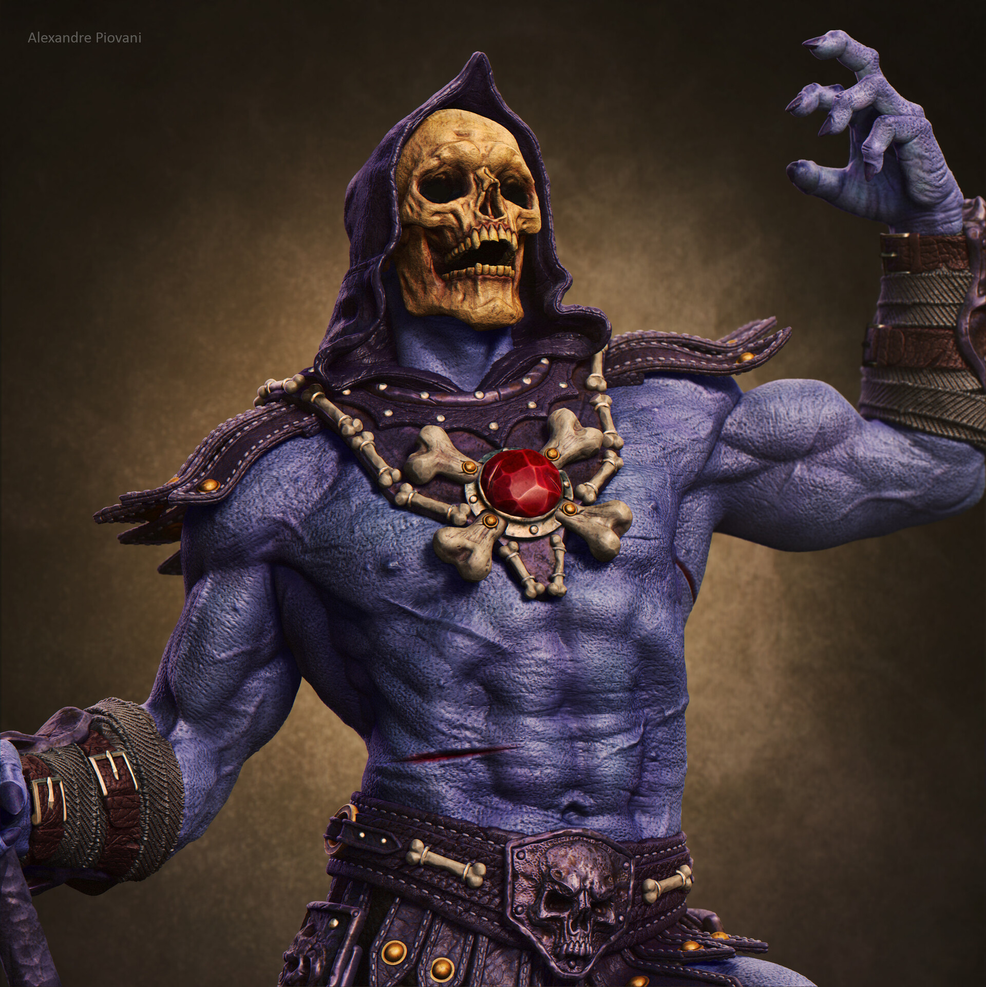 busto skeletor