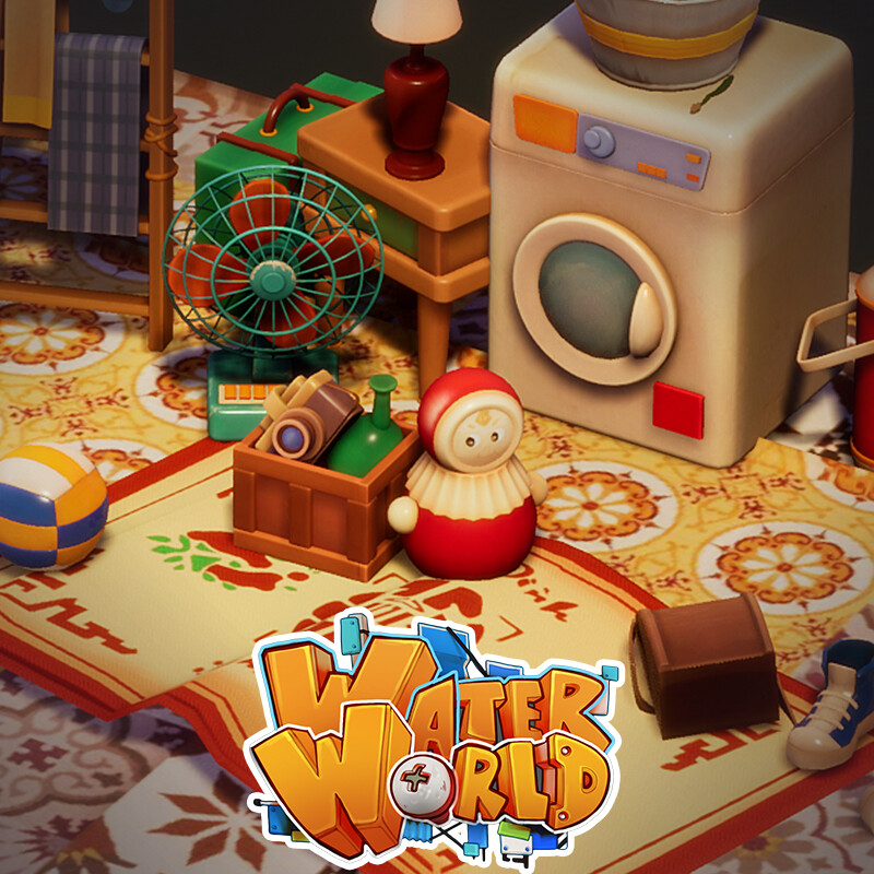 WaterWorld - Mee's Room Modular Assets 
