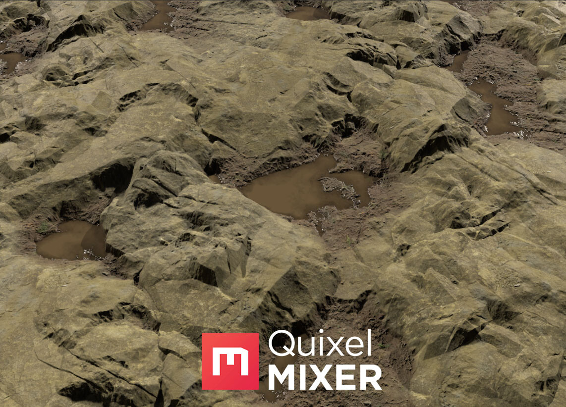 Quixel Mixer - Rock / Water