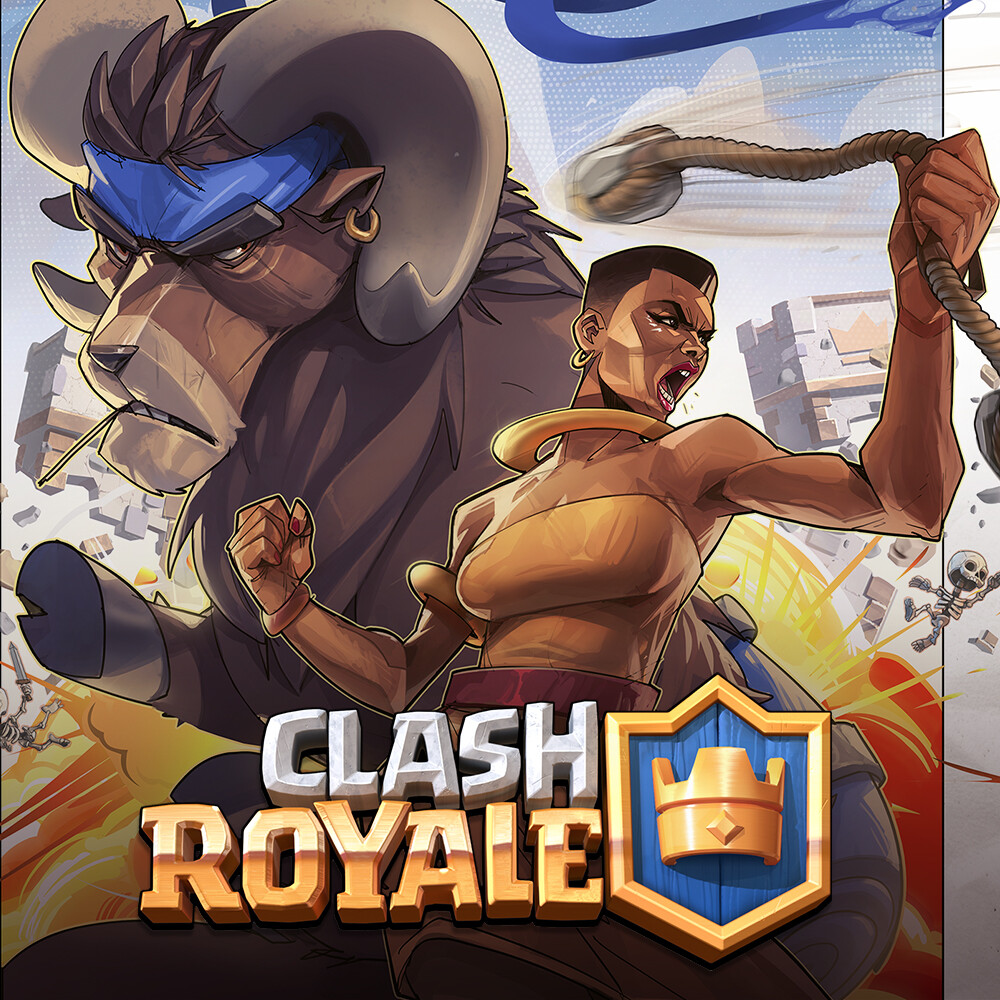 Clash Royale - Ram Rider Poster