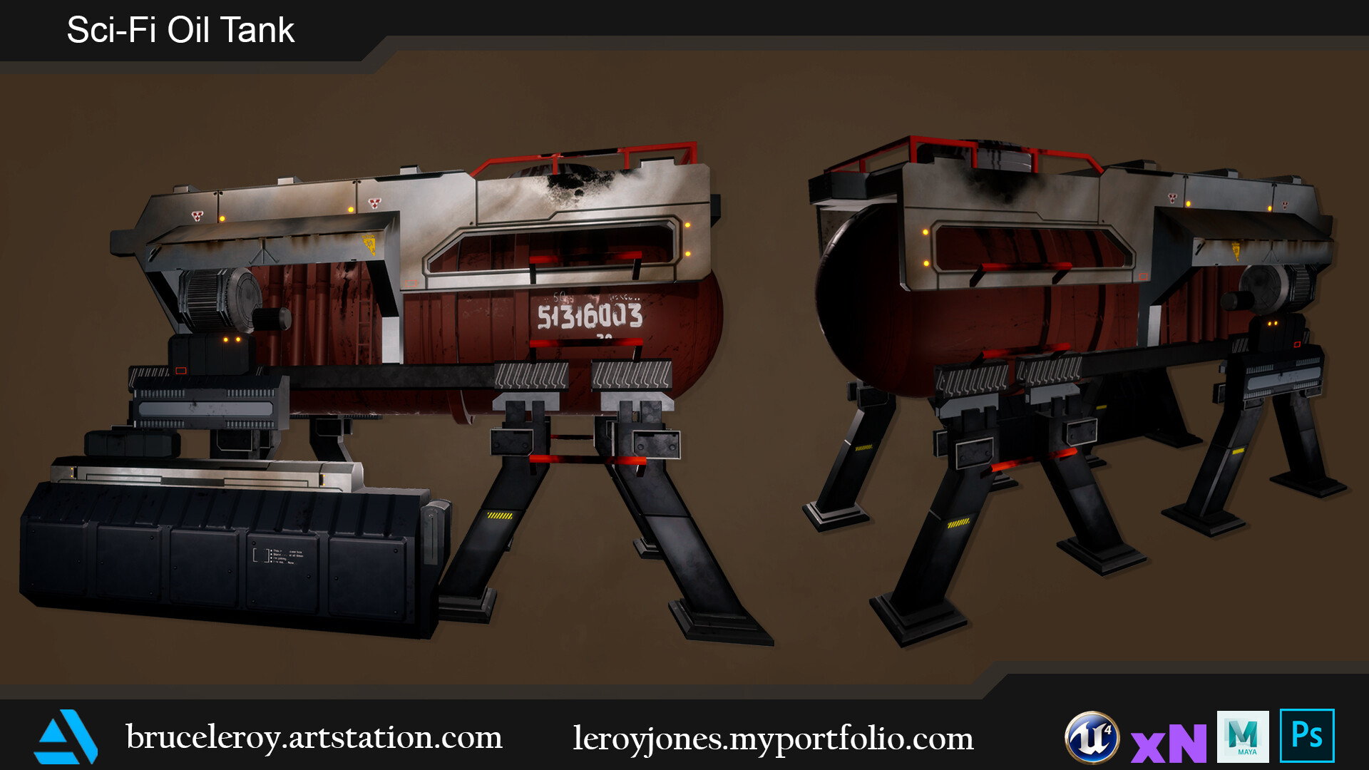 ArtStation - Sci-Fi Oil Tank