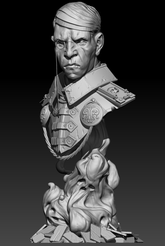 ArtStation - Personal bust WIP