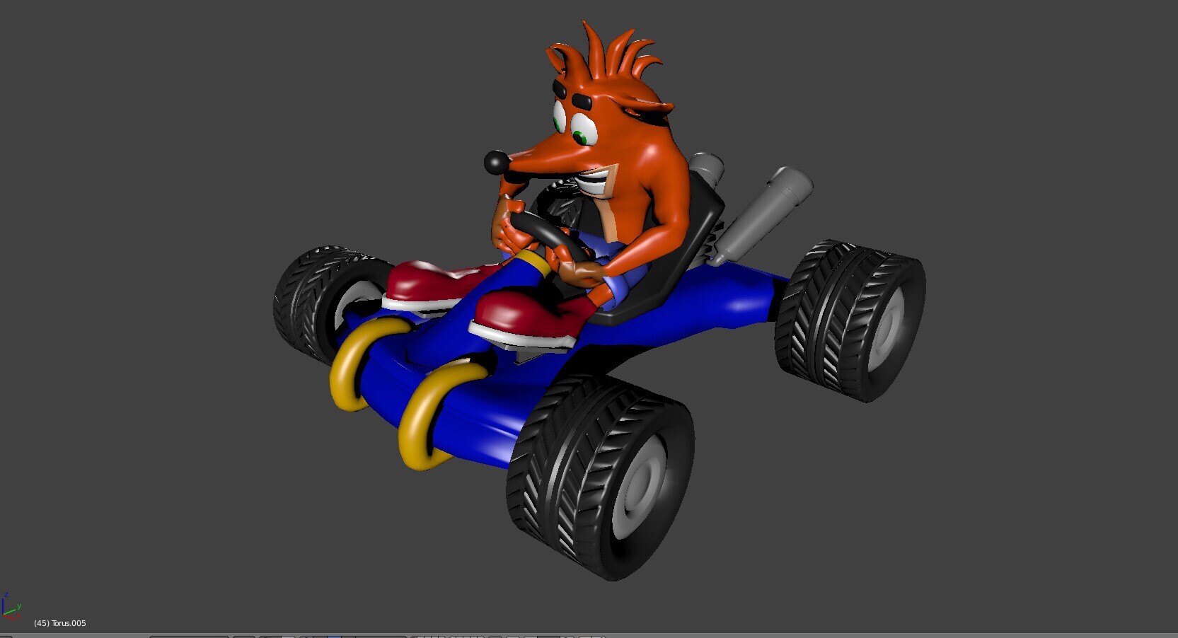 ArtStation Crash Team Racing kart