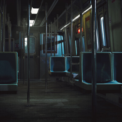 ArtStation - Subway Car Relighting