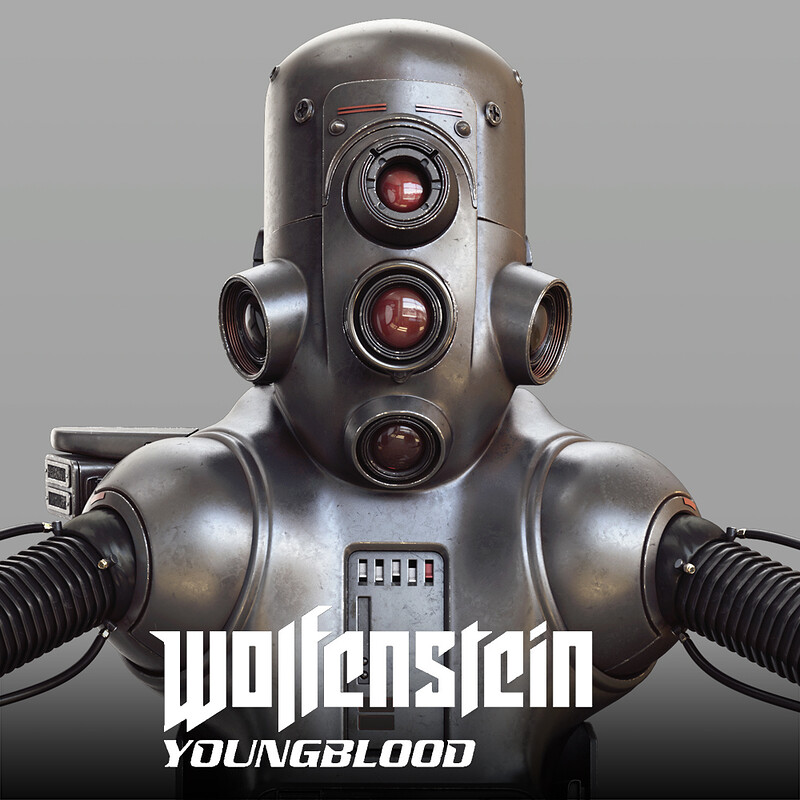 Wolfenstein: Youngblood - Casino Robot HighPoly
