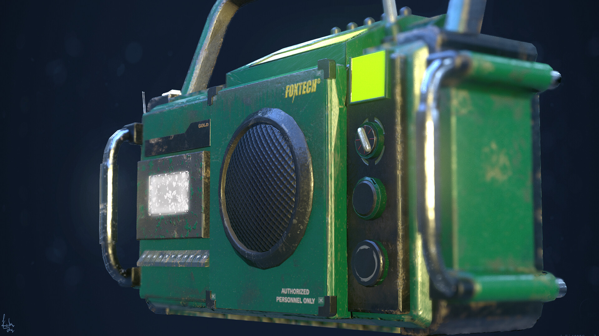 ArtStation - Vintage Radio Design