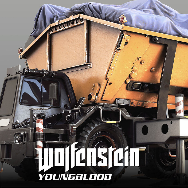 Wolfenstein: Youngblood - Container Unit Highpoly
