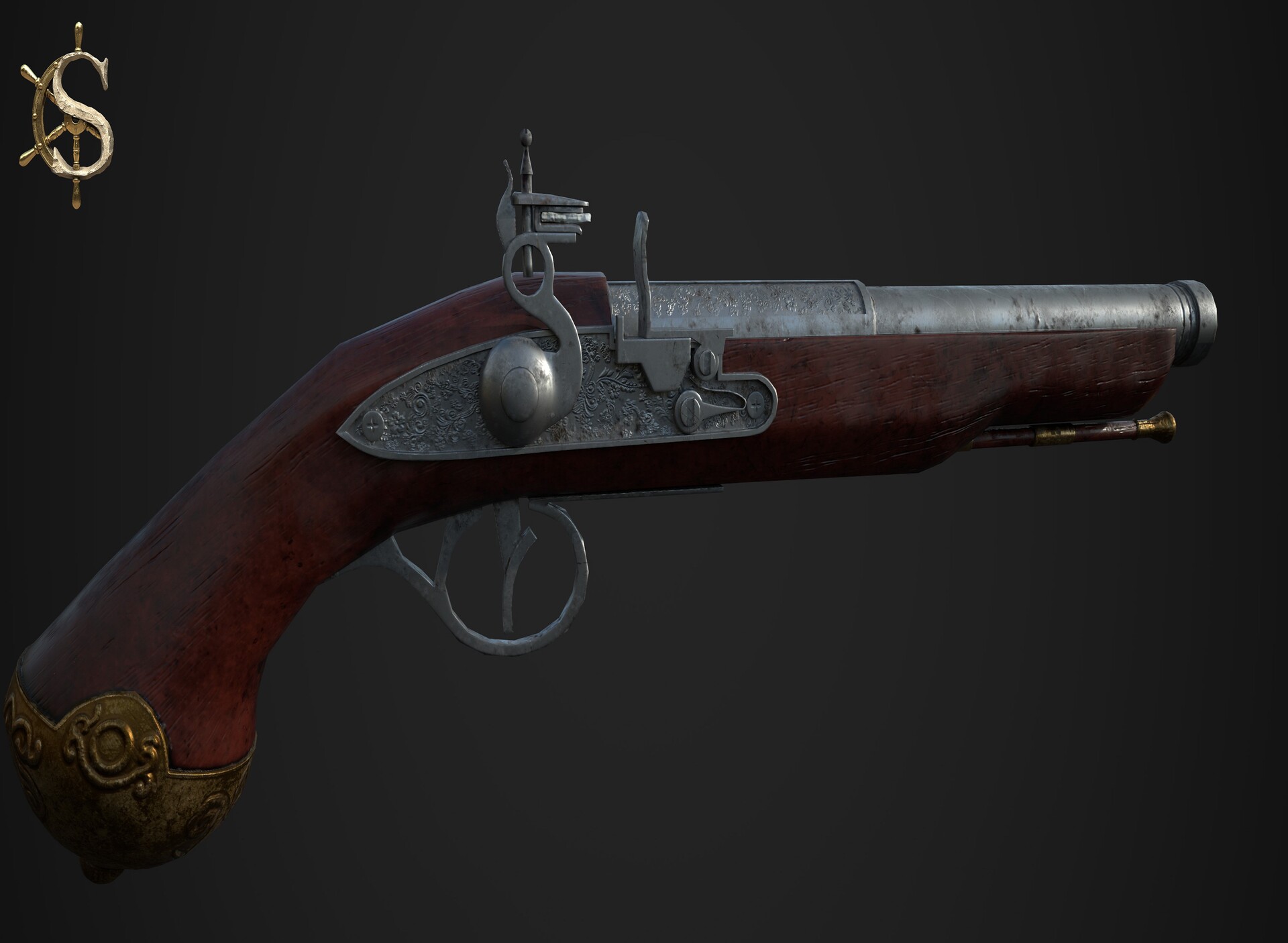 ArtStation - Flintlock pistol