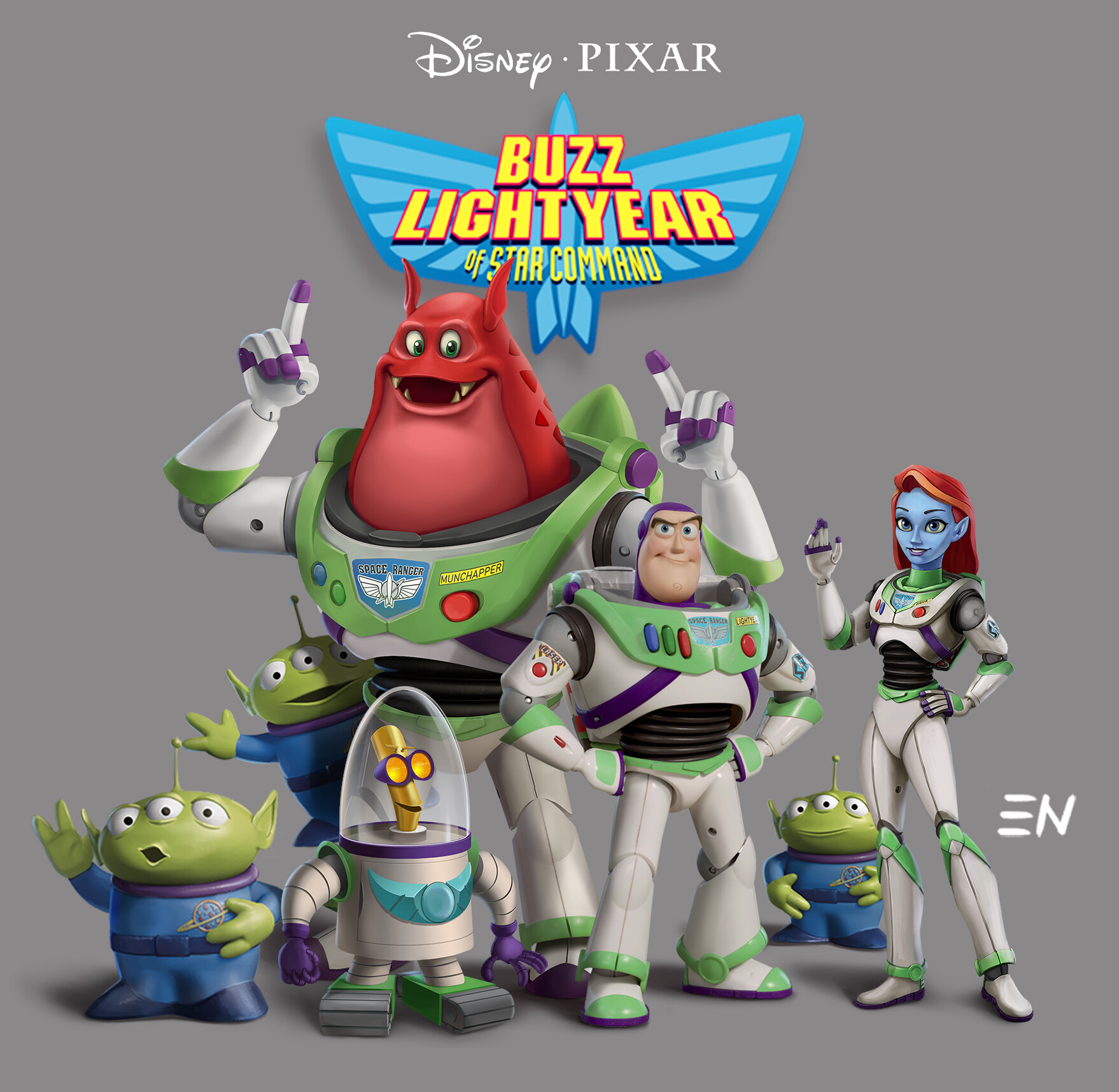 buzz lightyear cartoon characters